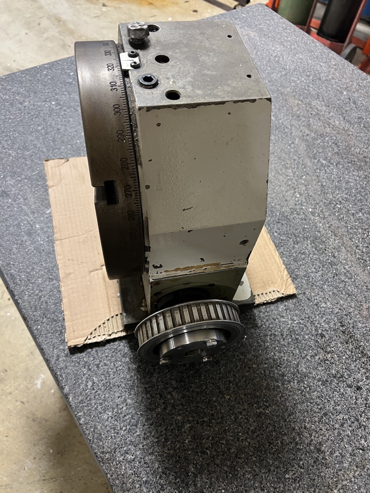 troyke DL-10-B 4th axis (missing Controller/motor) 7” Center 10” Table Cnc Mill