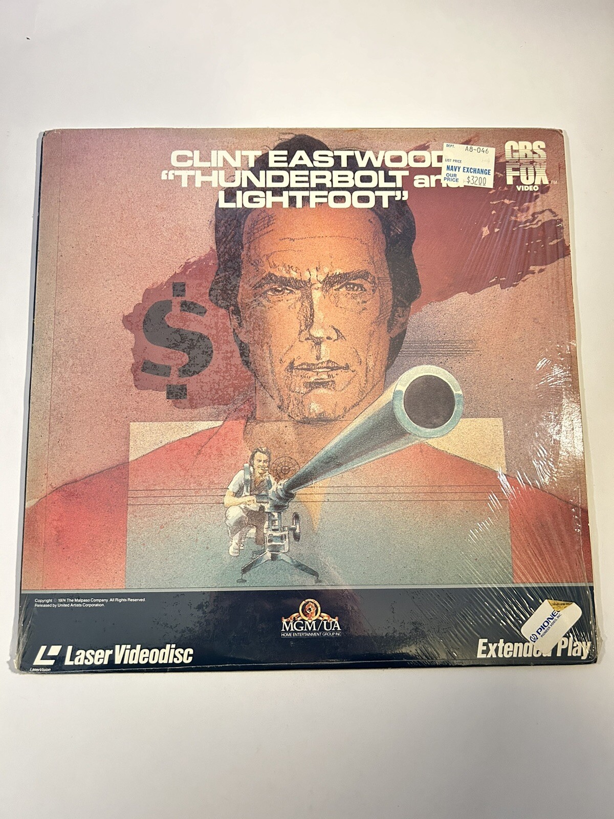 Thunderbolt and Lightfoot LaserDisc LD 1974 Action Comedy Clint Eastwood