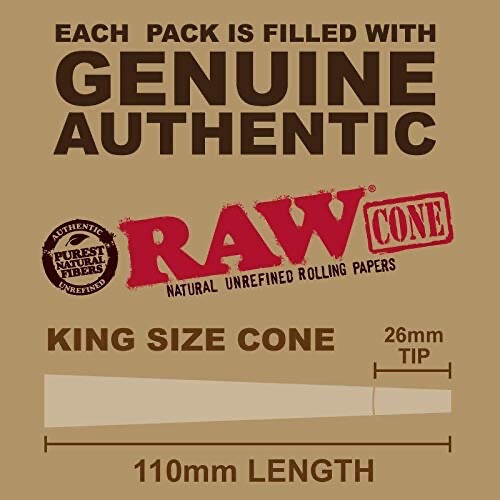 75 RAW Cones: King Size Classic Pre-Rolled 100% AUTHENTIC!! Fast Shipping 🚚💨📦