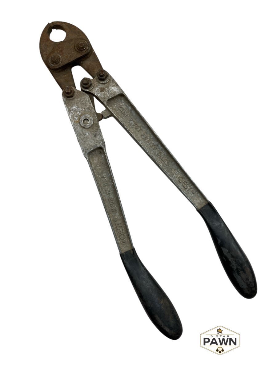 Vintage Heavy Duty Qest Qcrt-4n 3/4 Crimper Pliers Tool Made In U.S. (FVS029467)