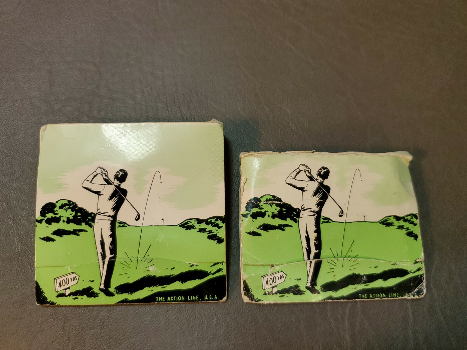 Vintage Pack Michigan National Bank Golf Tees Advertising Action Line USA AAL
