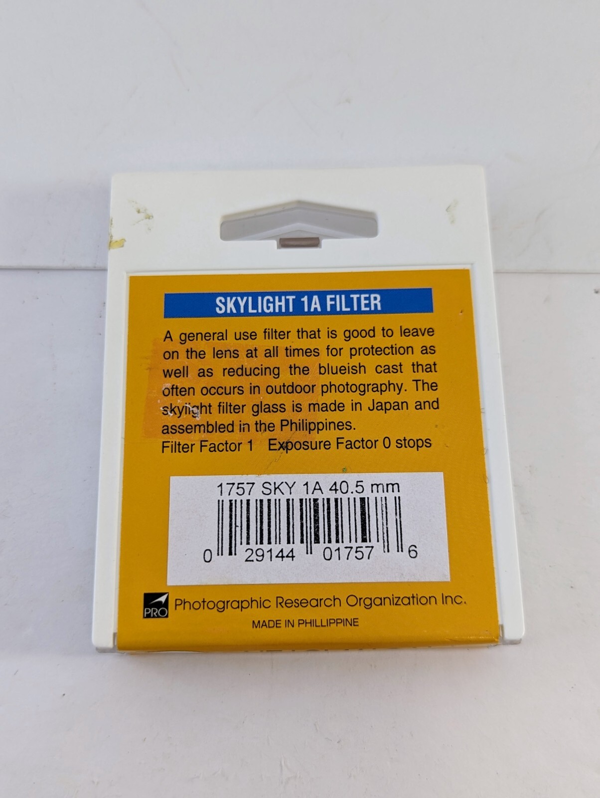 Promaster Skylight 1A Filter - 40.5mm New, unopened