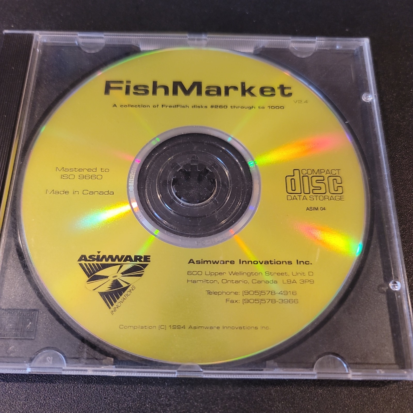Fishmarket Asimware Innovations Inch c1994