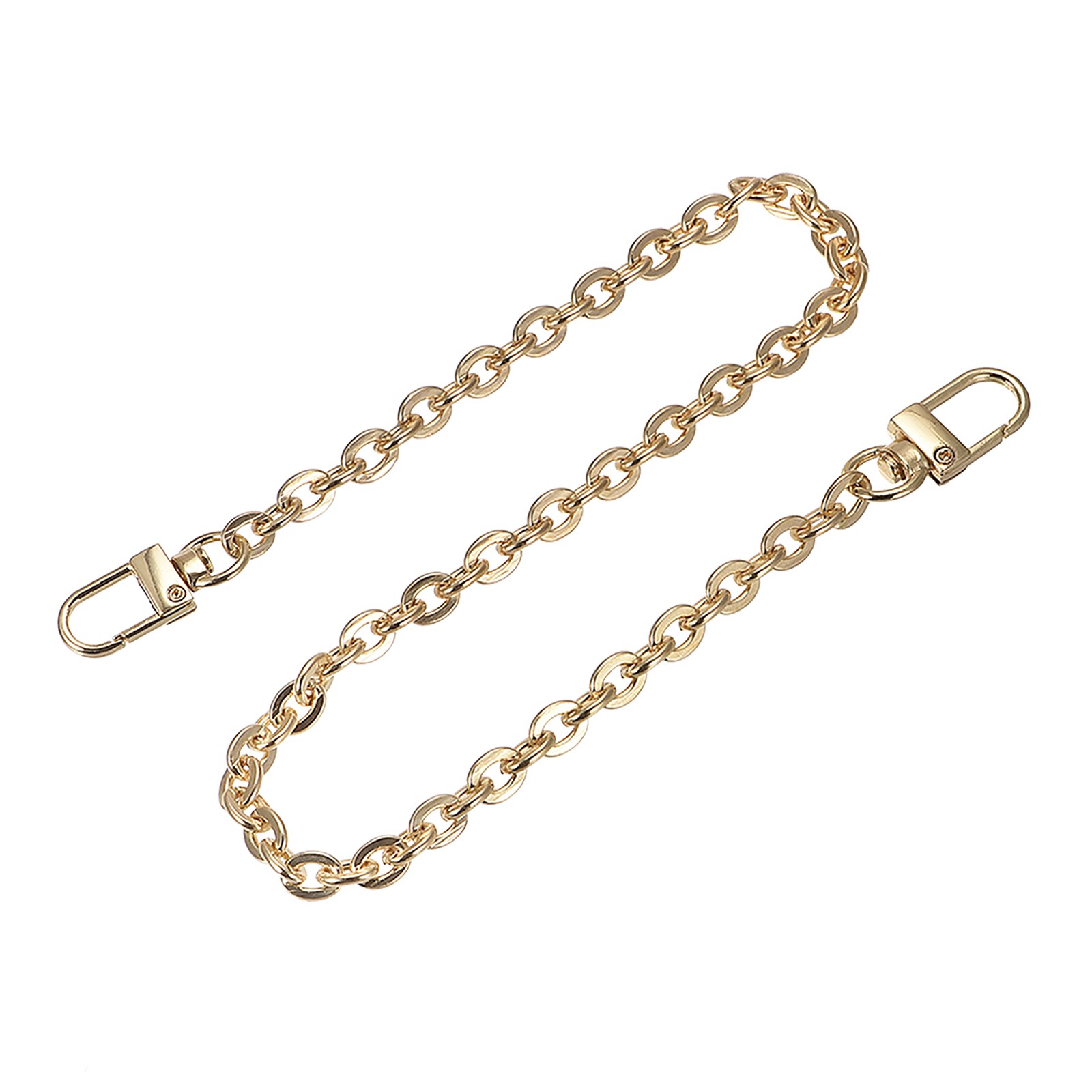16"x0.28" Purse Chain Strap, Purse Handle Shoulder Replacement Straps, Gold