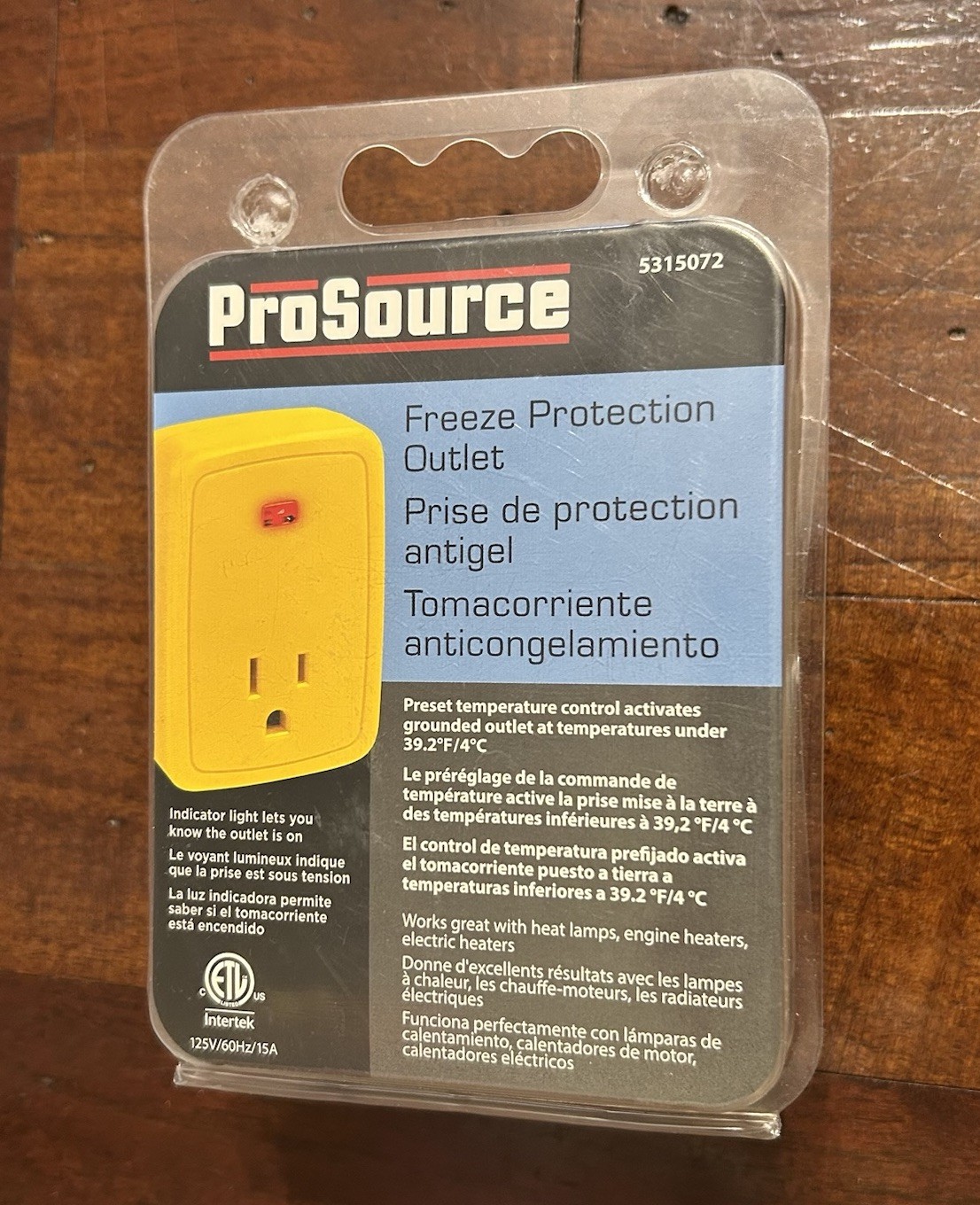 NEW Freeze Protection Outlet NIP Pronounce 5315072