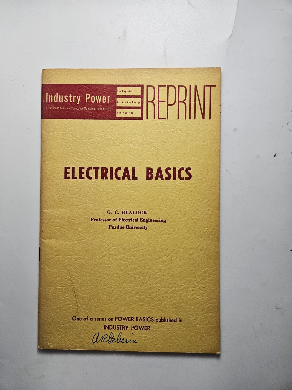 Electrical Basics By G.C. Blalock