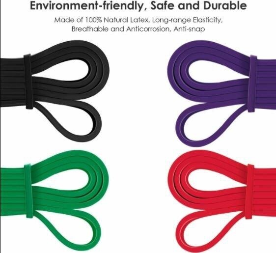 Intey INTRB01 Multicolor Pull Up Assist Band Set (set of 4)