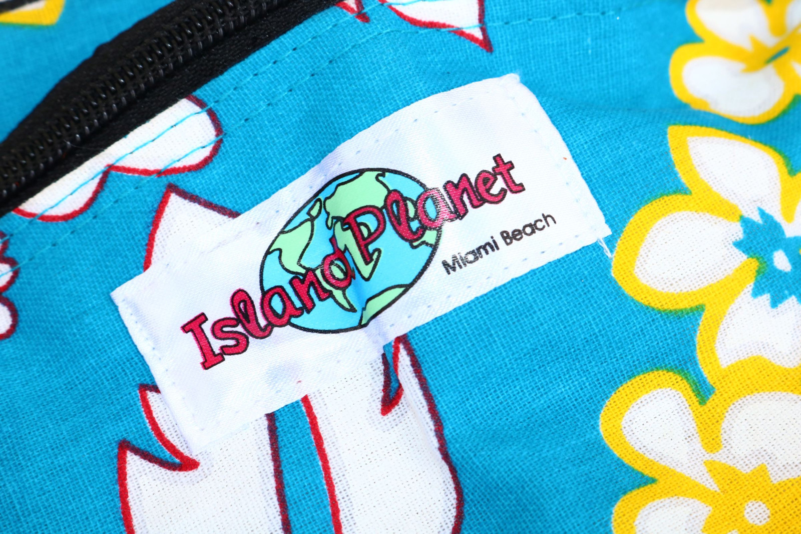 Bag PACK WAIST Fanny Belt Small Vintage Miami Beach Blue Yellow COSPLAY props XP