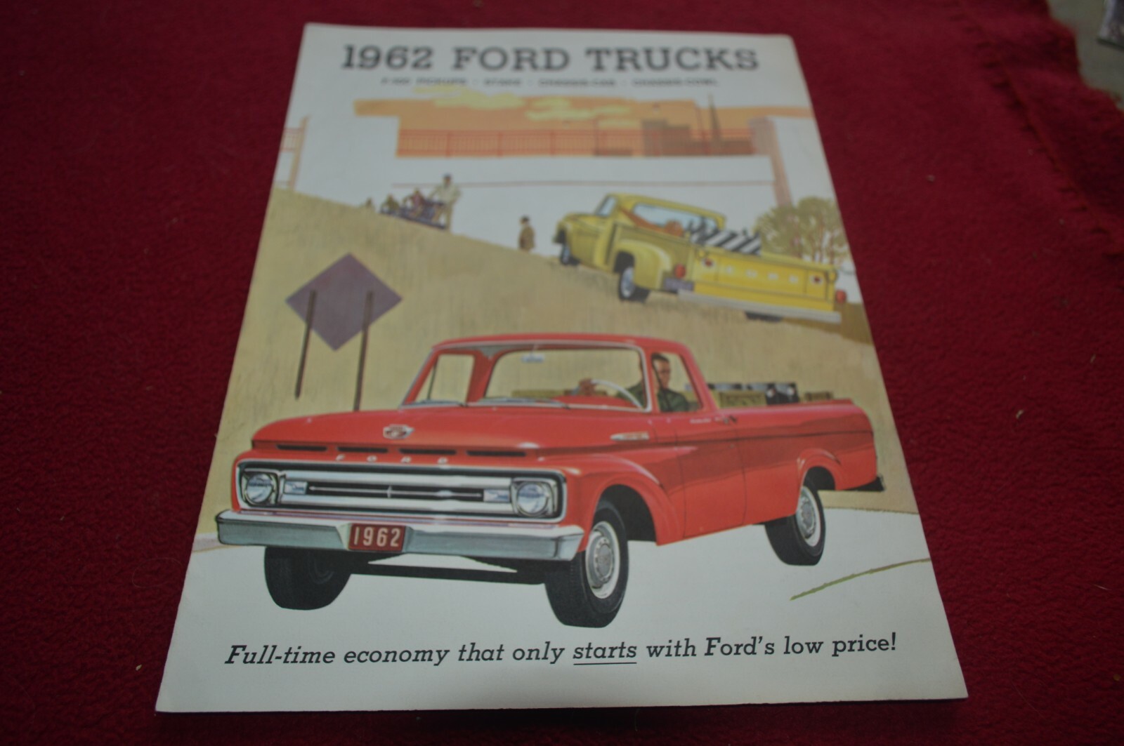 Ford F-100 Pick Up Truck For 1962 Dealer's Brochure AMIL15
