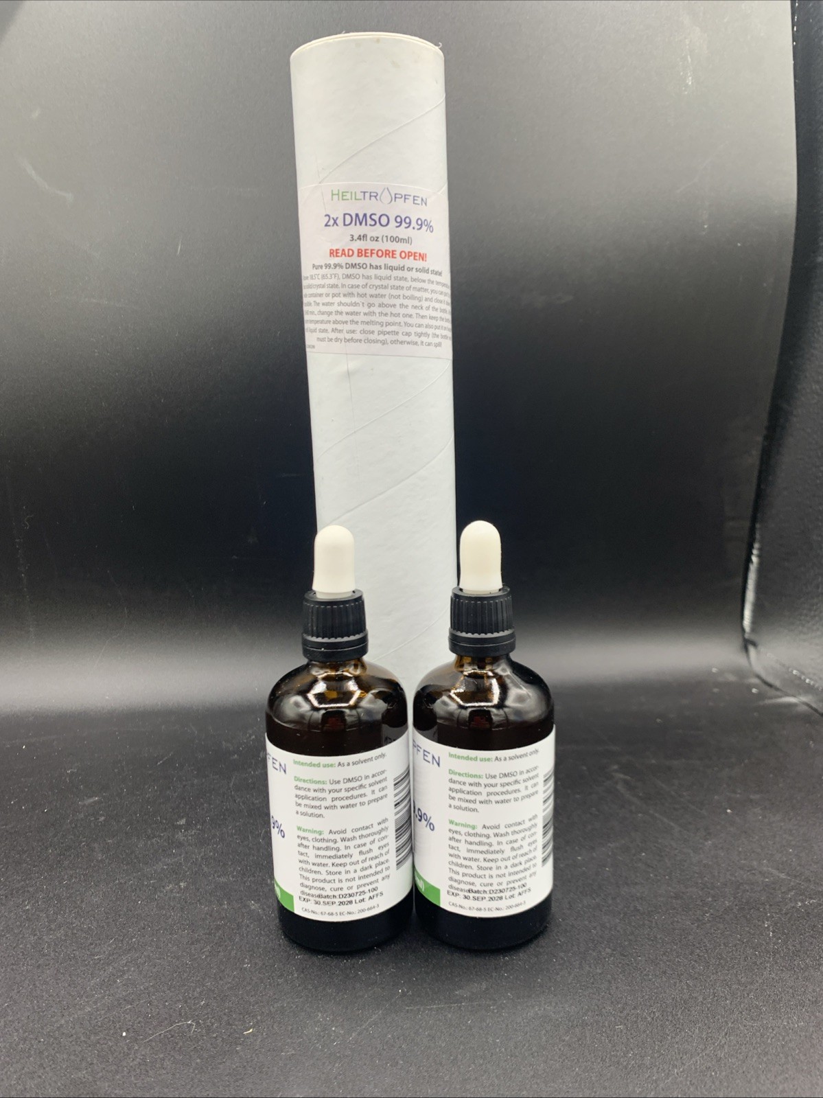 2X DMSO 99.9% Pharma grade ingredients | Low odor -