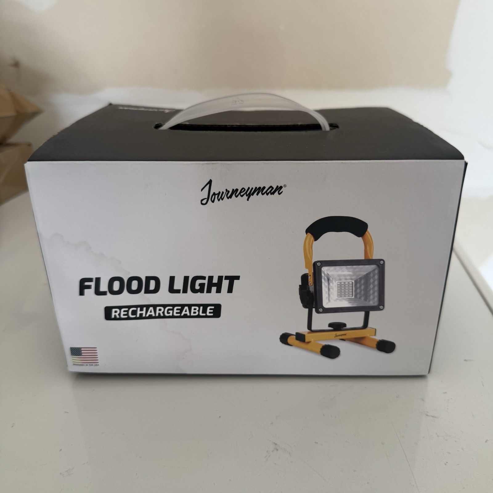 Journeyman Rechargeable Cordless LED Floodlight Work Light Stand/Handle New