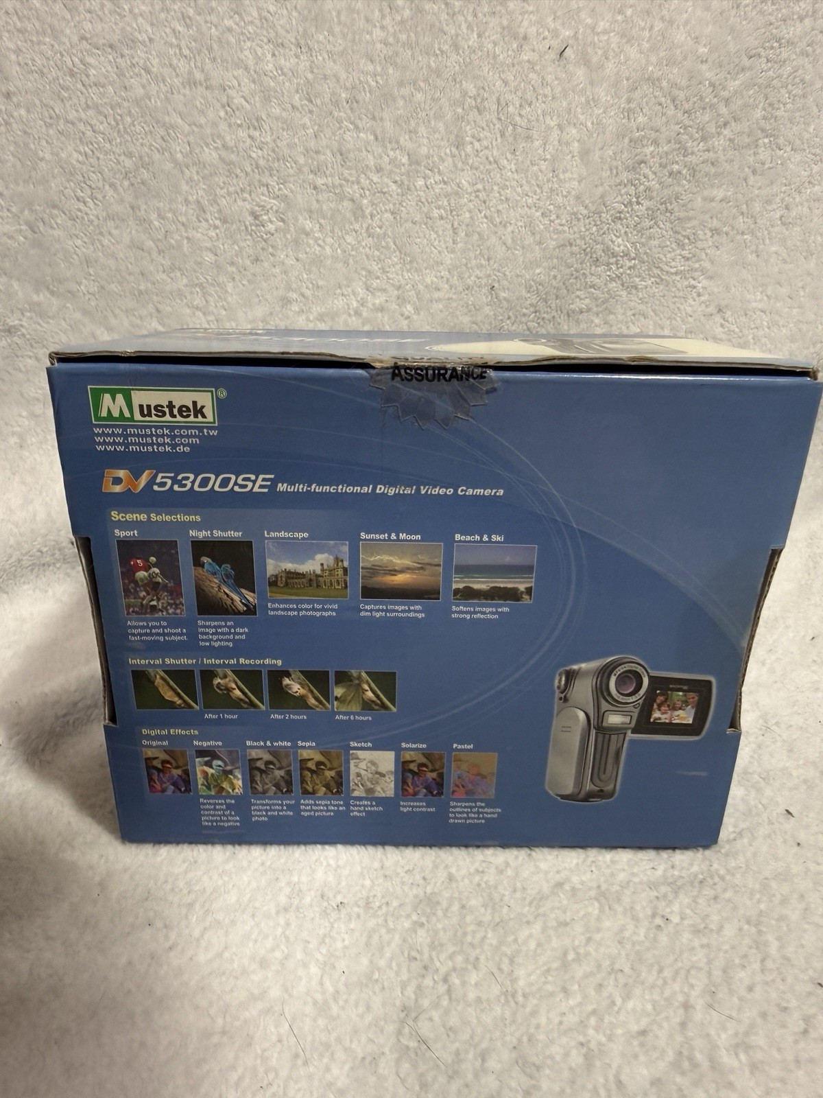 Mustek DV5300SE Digital Video Camera Multi-Functional Digital Video Camera