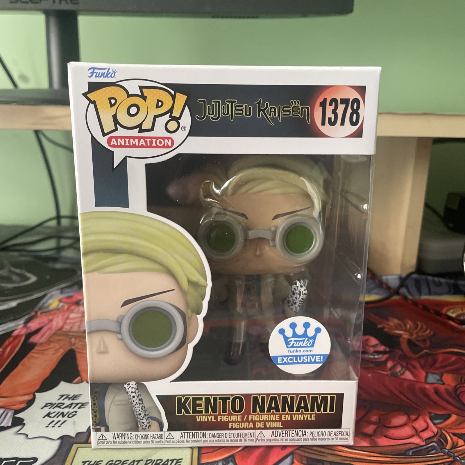Funko Pop! Vinyl: Jujutsu Kaisen - Kento Nanami - Funko Excl. #1378 w/Protector