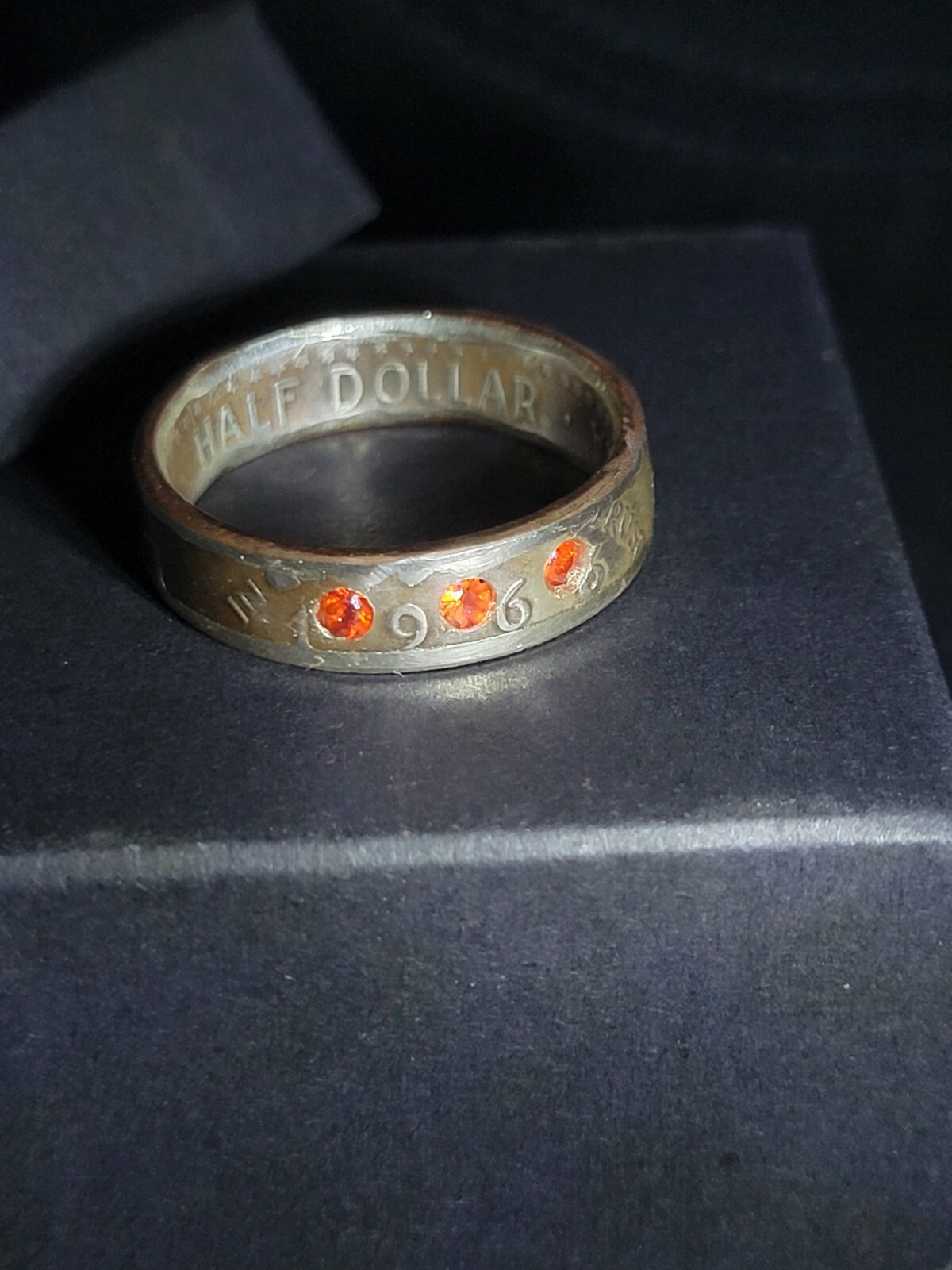 half dollar ring
