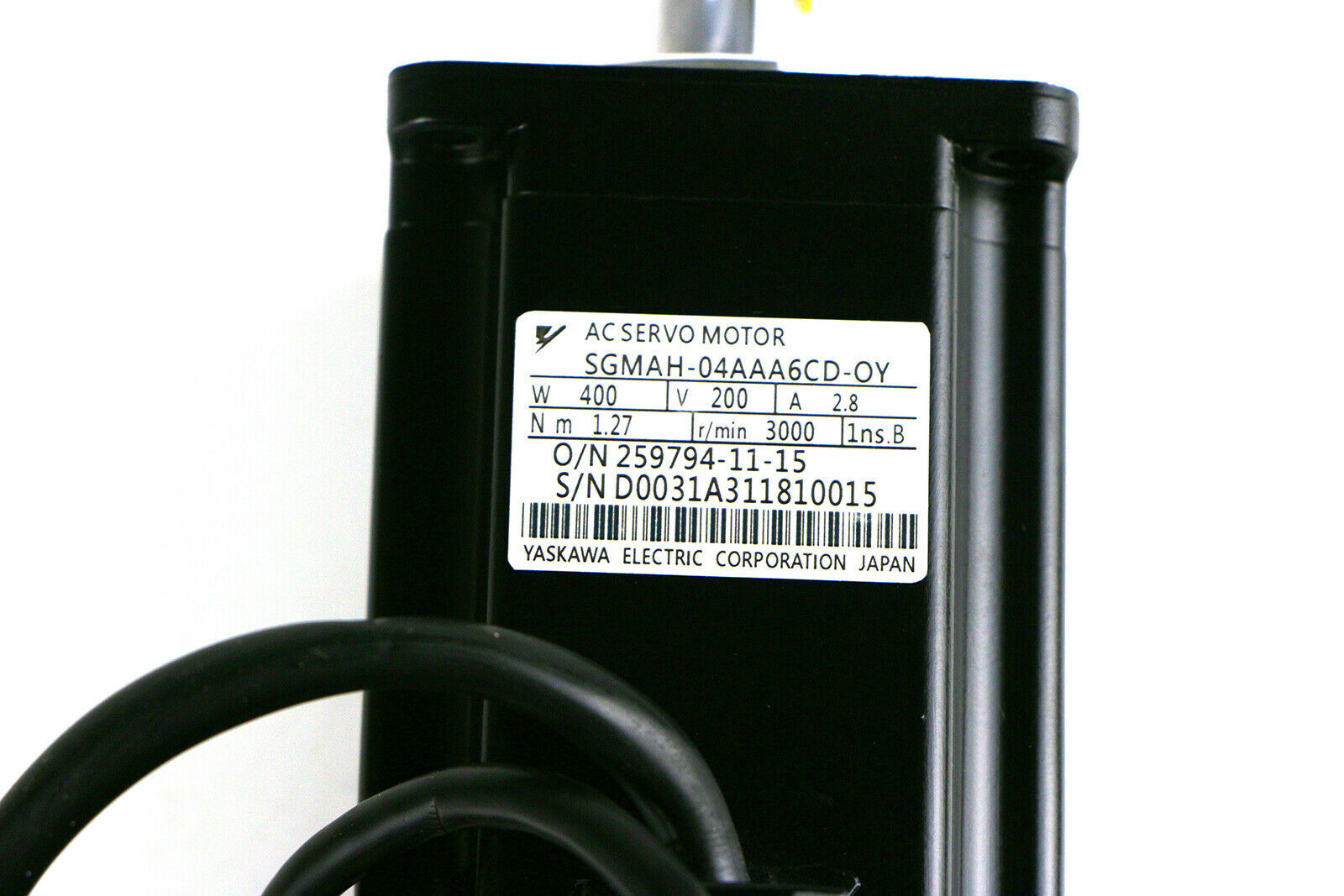 New YASKAWA SGMAH-04AAA6CD-OY Servo Motor