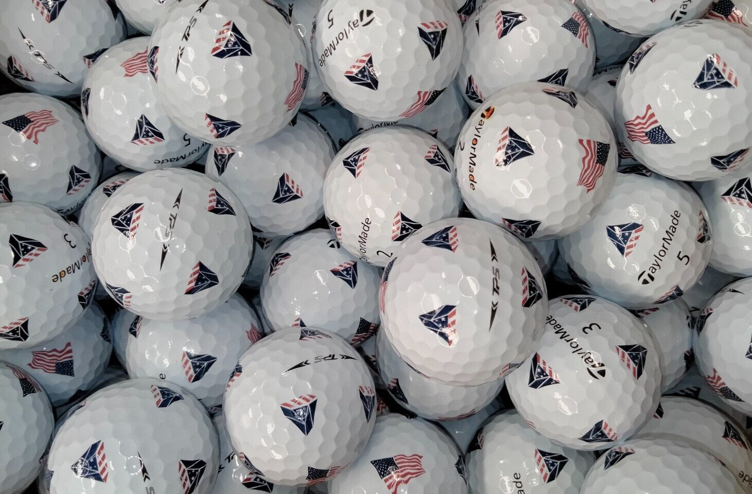12 TaylorMade TP5 Pix Golf Balls - USA - 4A/5A