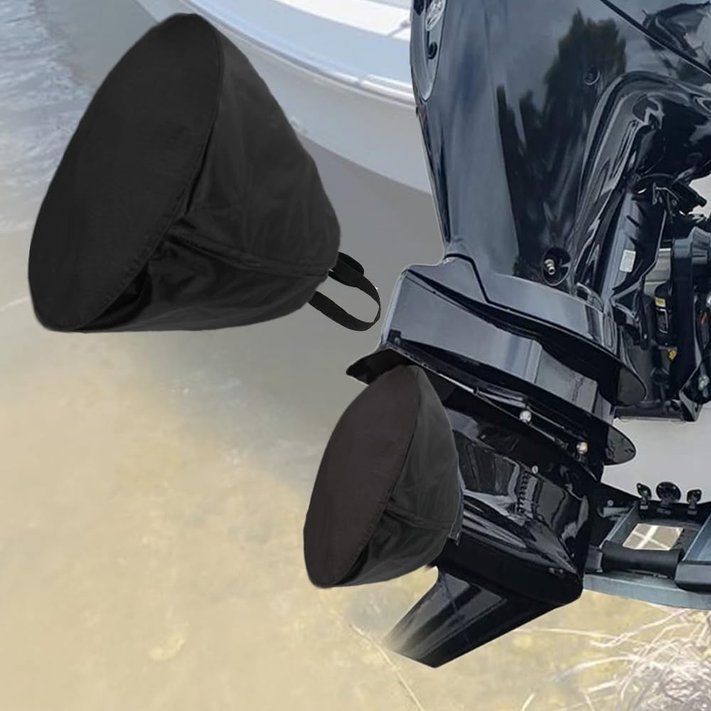 Boat Motor Propeller Cover, 15-1/2"OD Heavy Duty 420D Propeller Protective Ba...