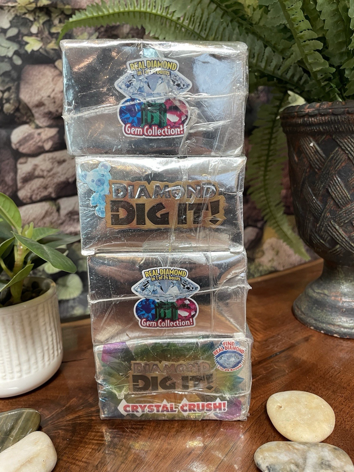 Diamond Dig It! Grin Studios Gem Collection & Crystal Crush Lot of 4