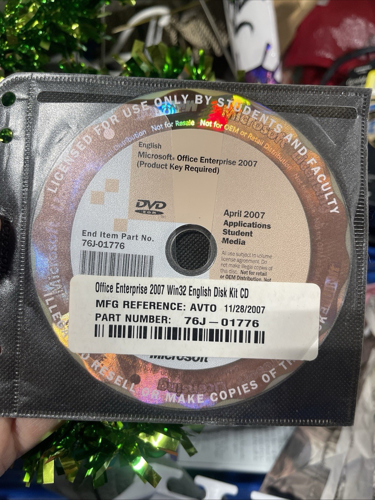 MIcrosoft Office 2007 Enterprise - DVD English
