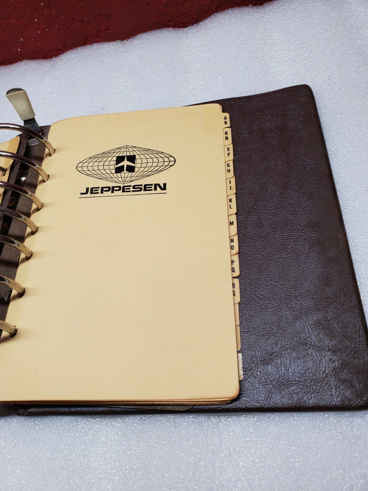 JEPPESEN AIRWAY MANUAL BINDER W/Tabs