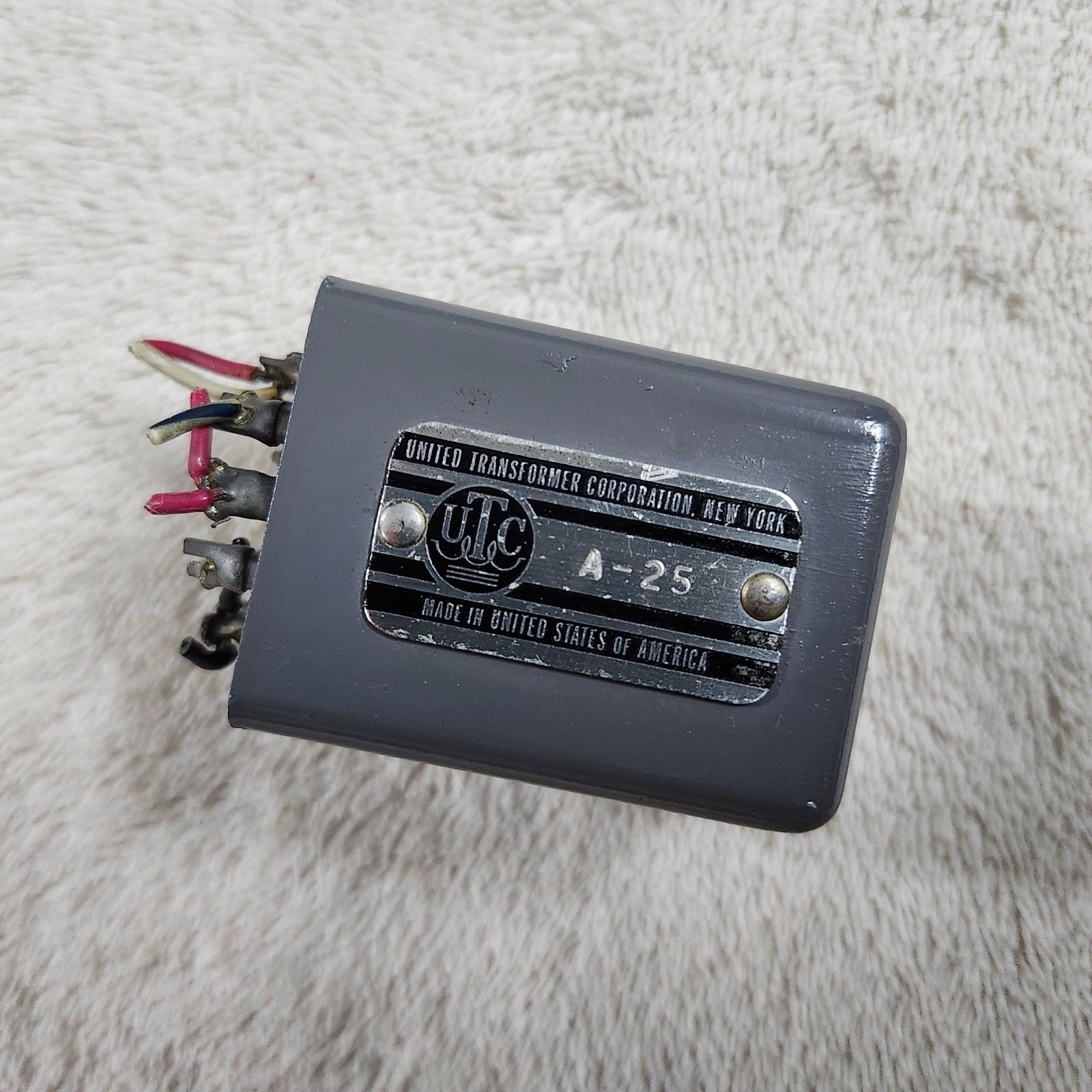 UTC A-25 Plate-to-Line Audio Transformers, Nice Condition