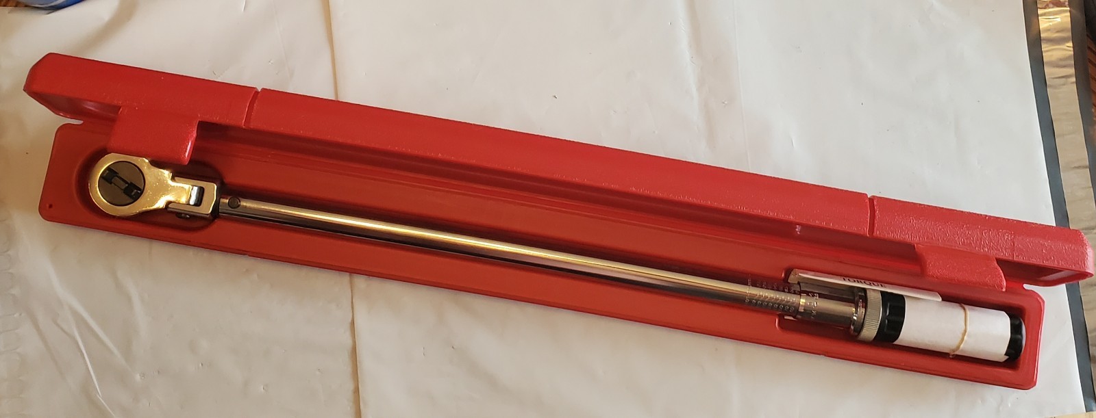 NEW !! KD 1/2" dr FLEX HEAD TORQUE WRENCH, 25 TO 250 FTLB, USA  pt 3266