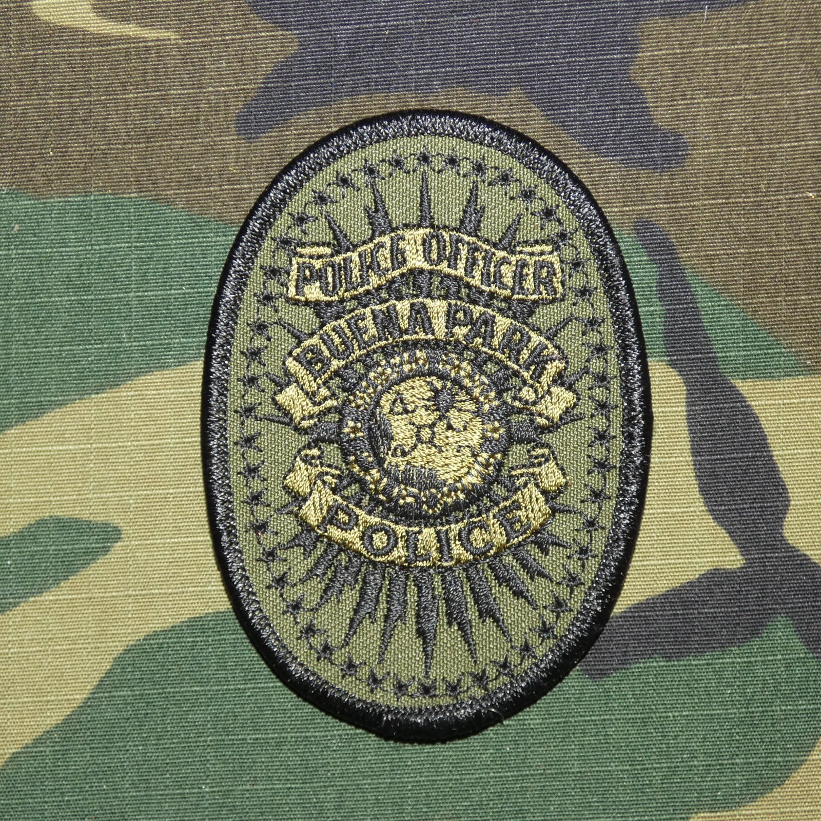 Vintage City of Buena Park SWAT Police Officer Chest Patch (CA)
