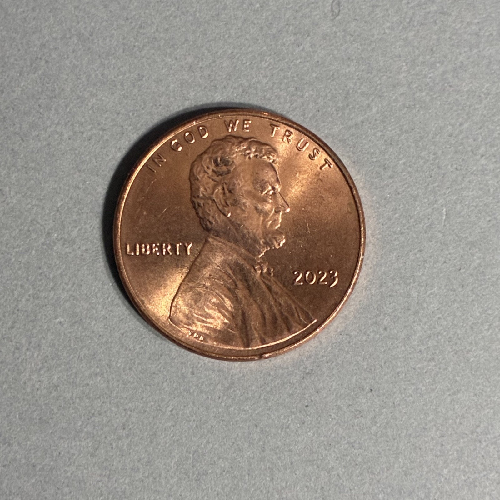 2023 PENNY NO MINT MARK LINCOLN SHIELD