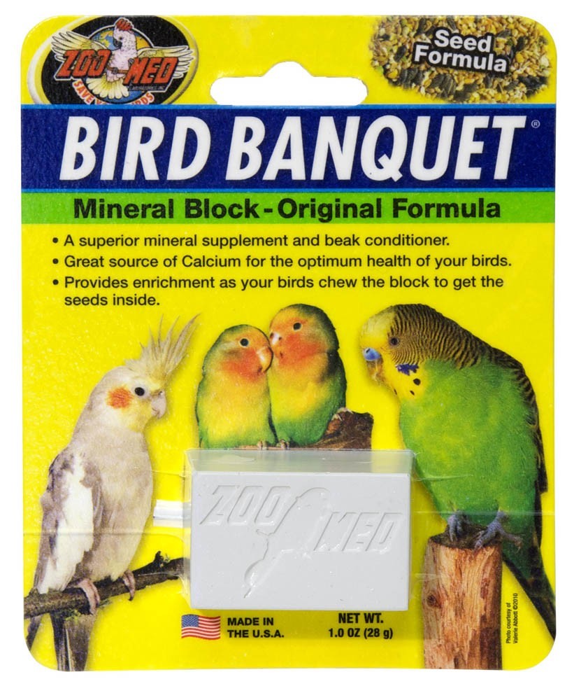 Zoo Med Labs Supplement Bird Banquet Block Small Healthy