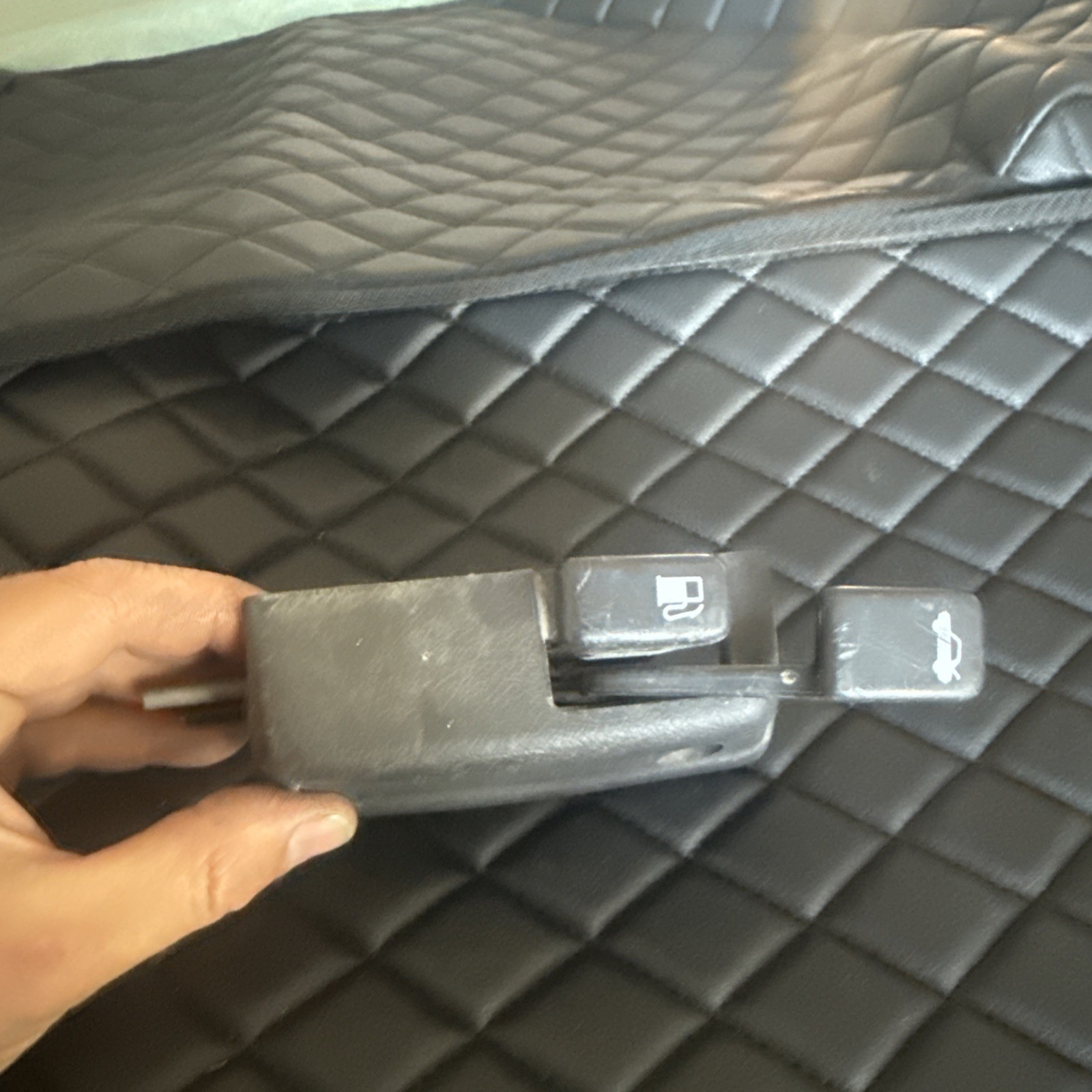 Hatch and fuel door release lever cover And Levers 1G DSM Eclipse 1990-1994