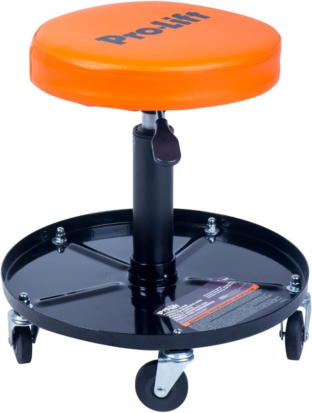 Heavy-Duty Pneumatic Workshop Chair - 300 lbs Capacity with Built-in Tool Tray