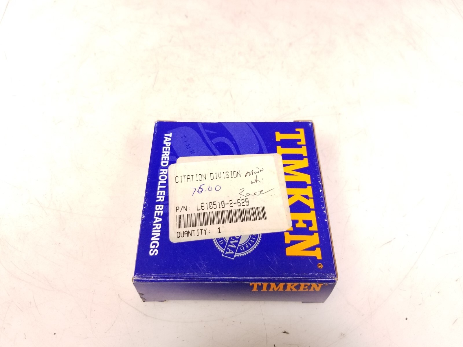 L610510-20629 L610510-2-629 BEARING RACE NEW SURPLUS Free Shipping