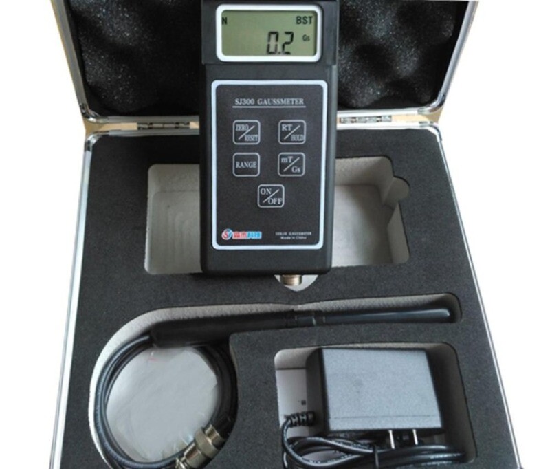 Professional Gaussmeter Digital Telemeters Handheld Static Magnetic Field Tester