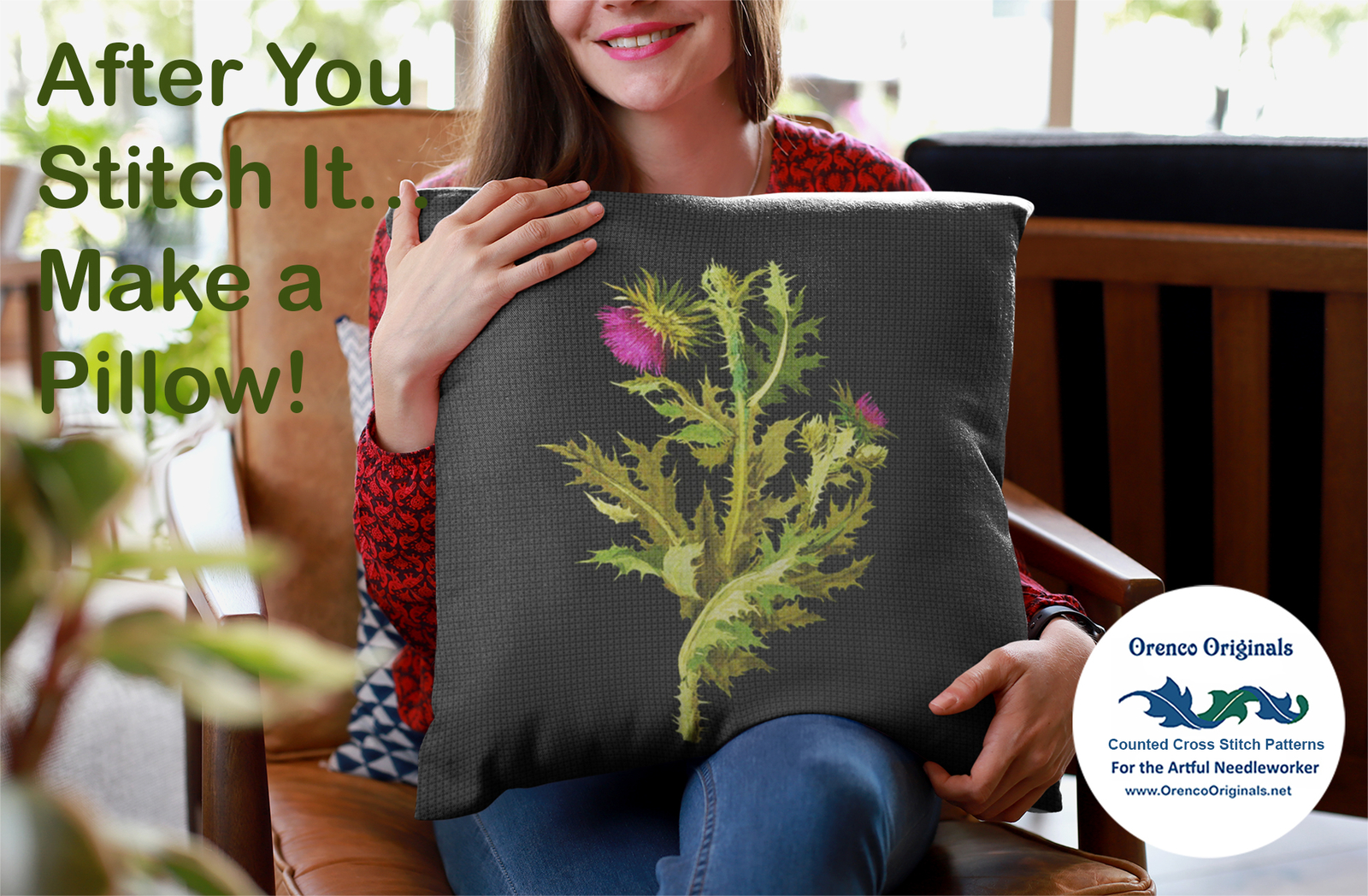 Passion Flower inspired Mary Delany Counted Cross Stitch Pattern