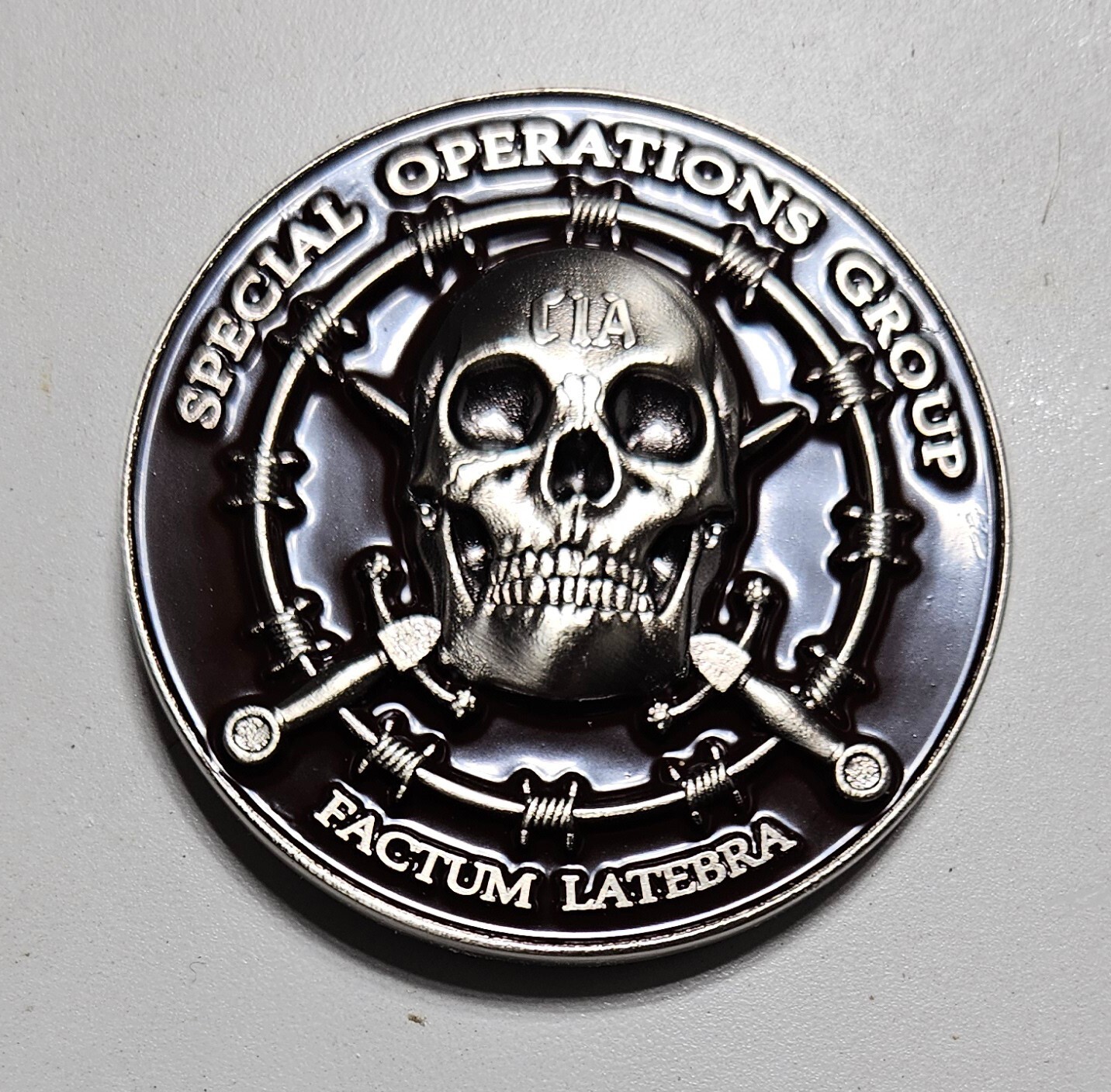 2" CIA Baghdad Iraq Station Chief  Challenge coin-A   31