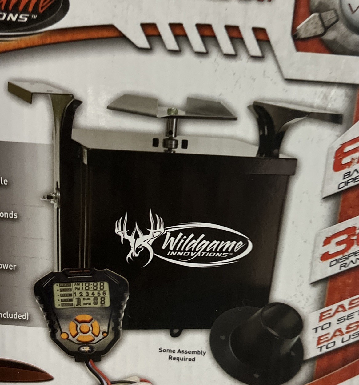 Wildgame Innovations Hanging Deer Feeder 6Volt Digital Power Control Unit LCD