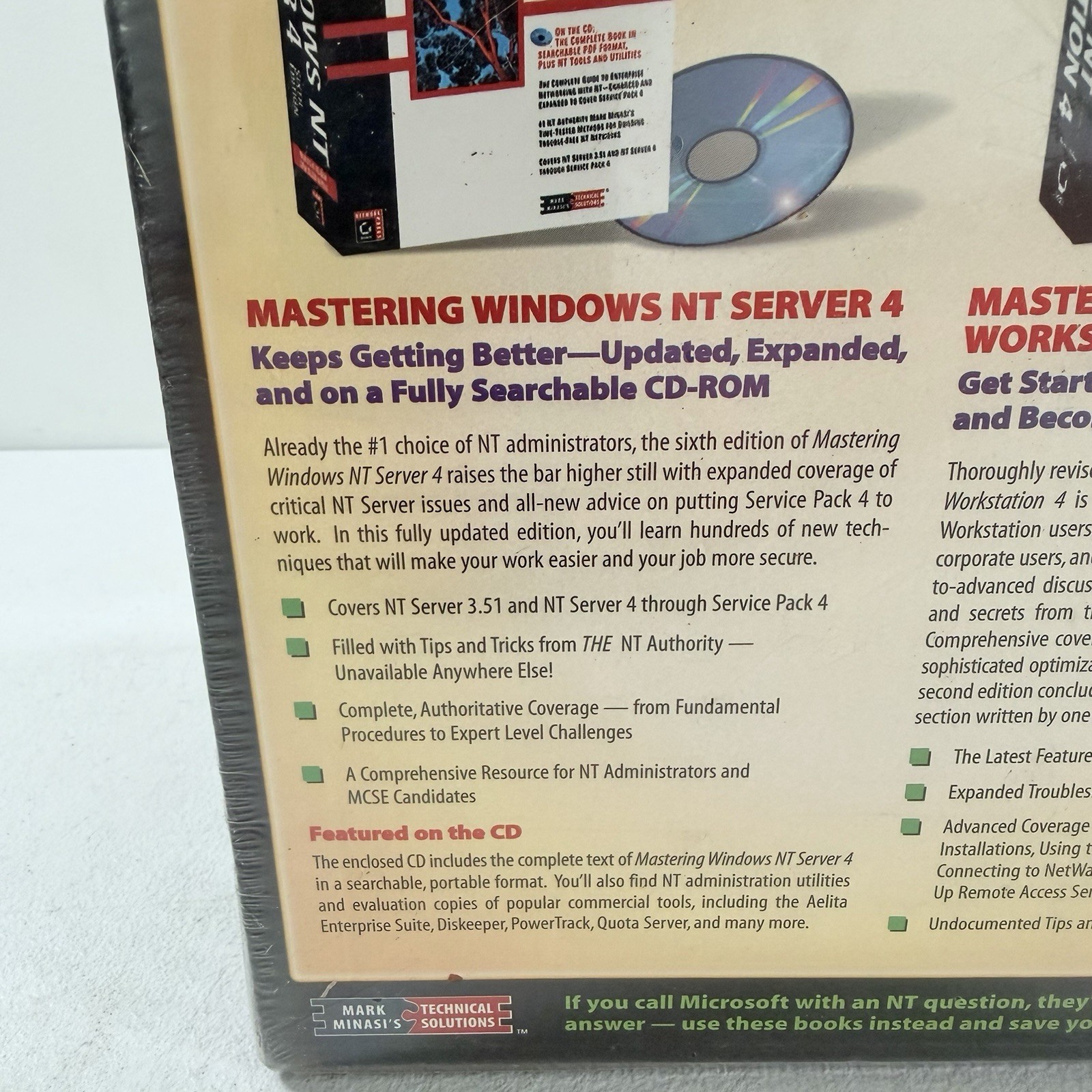 Mark Minasi’s NT4 Max Box Windows NT Server Workstation 4 Training User Guide