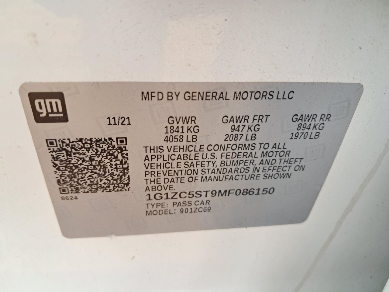 MALIBU 2021 Glove Box 4918024