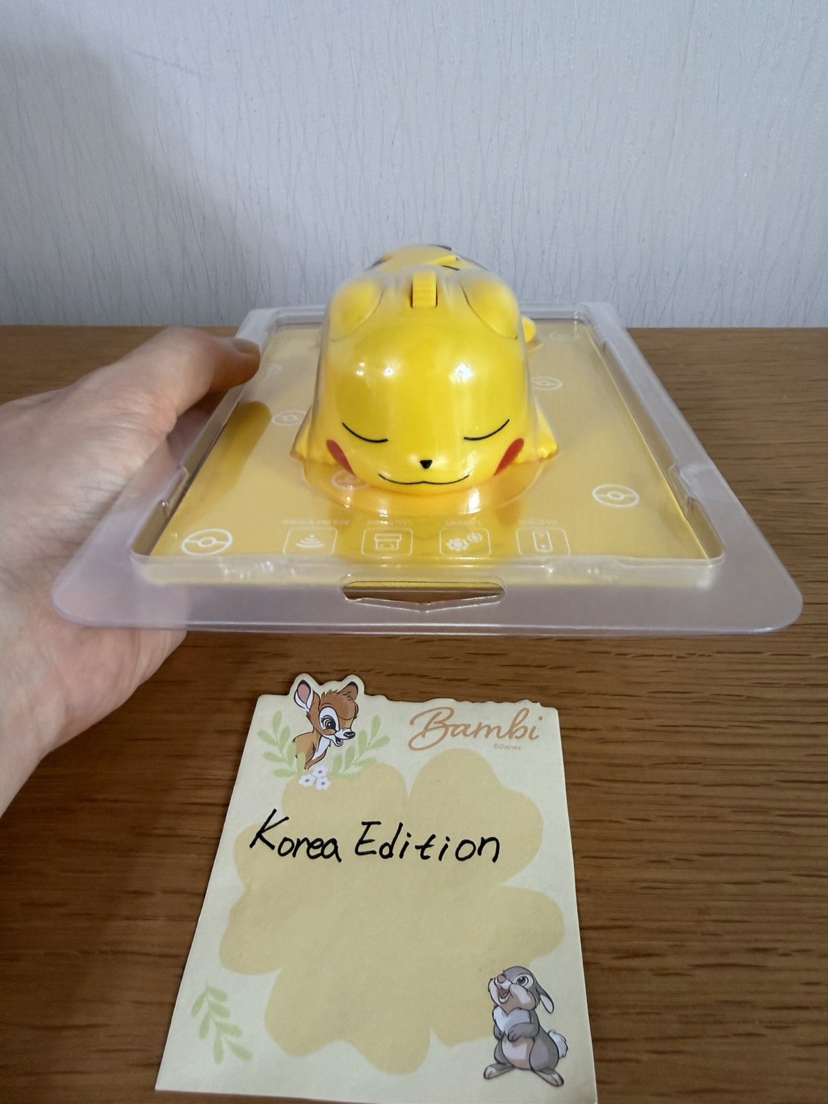 Pokemon Pikachu Wireless Mouse 1200 DPI Bluetooth 5.2 Dual Mode Office NEW