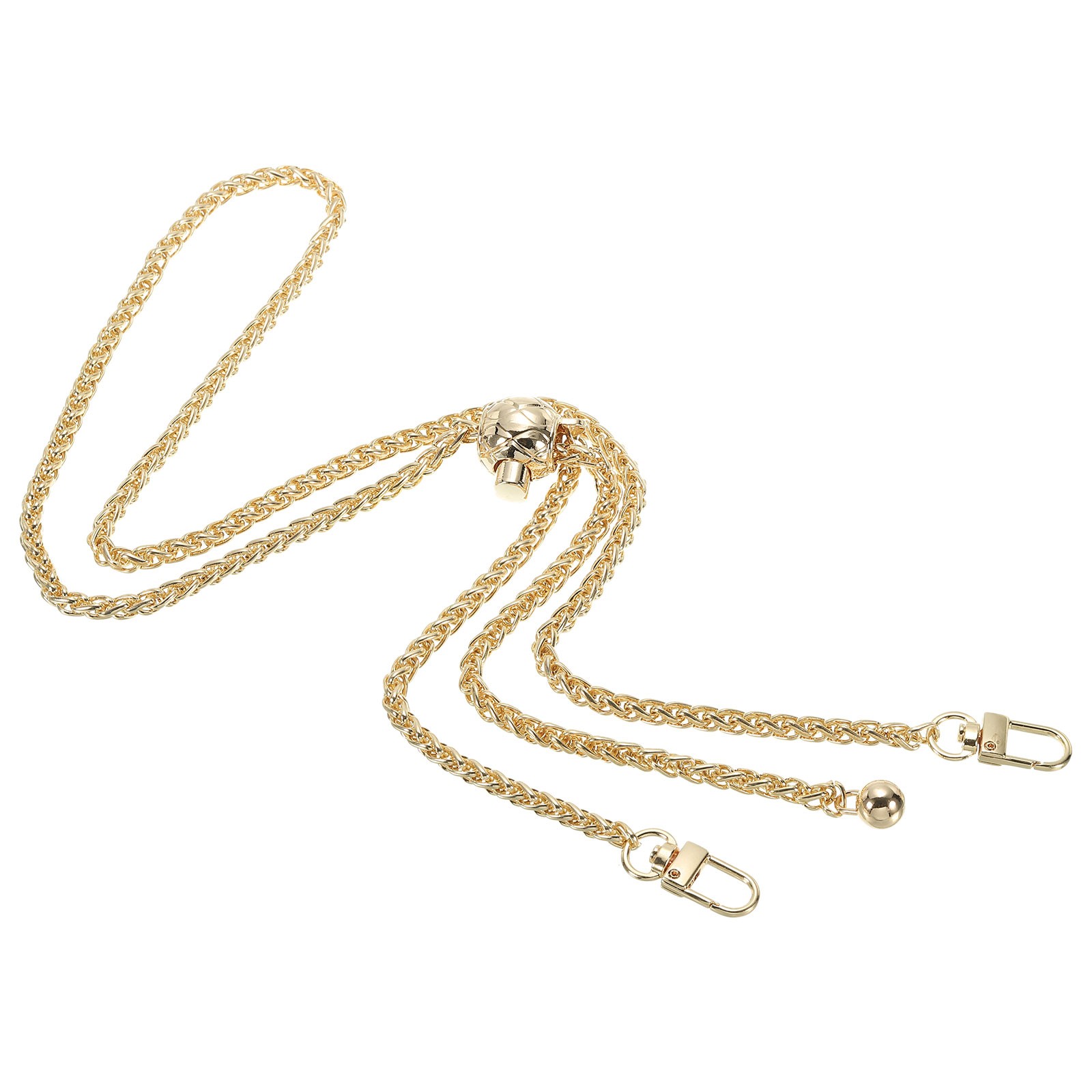 47 Inch Purse Chain Strap, Adjustable Handbag Chains for Bags, Light Gold