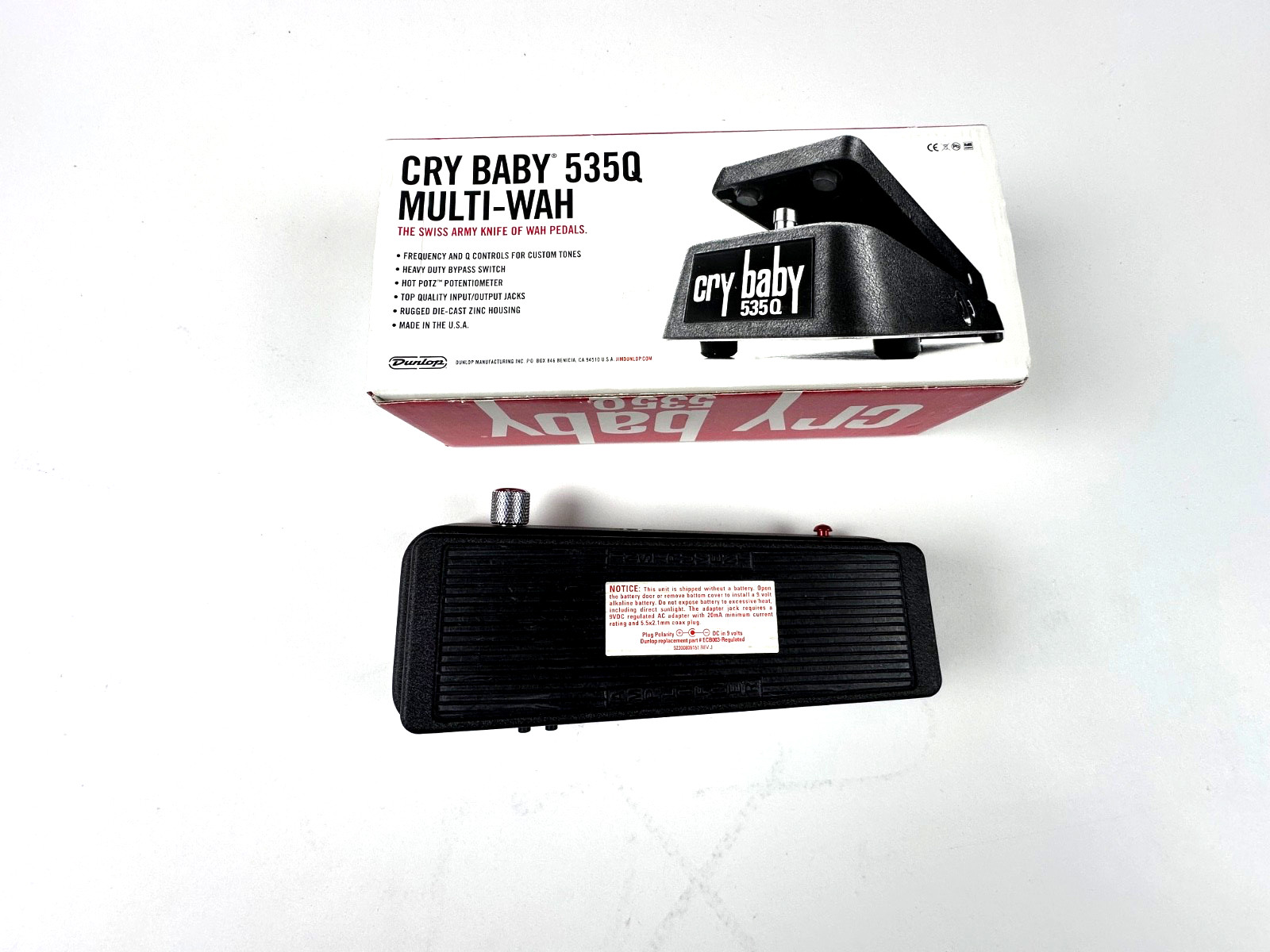 Jim Dunlop Cry Baby 535Q Multi-Wah Pedal