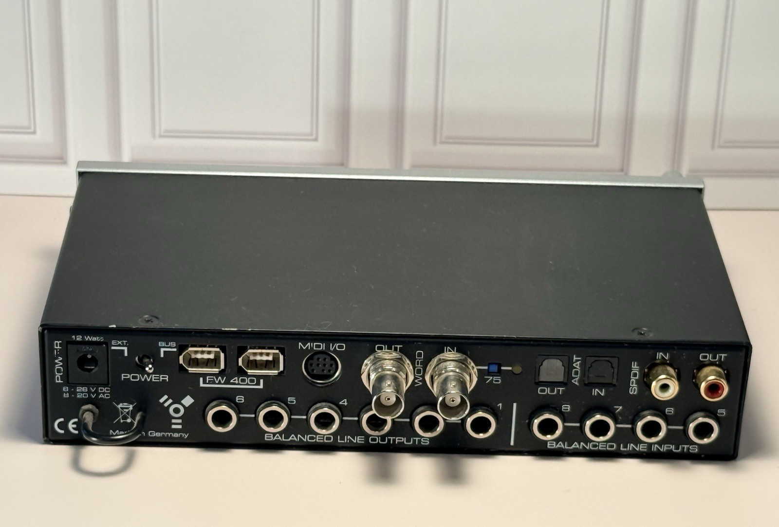 Fireface 400 FireWire Audio Interface, Phantom Power, MIDI, 2 Mic Inputs Germany