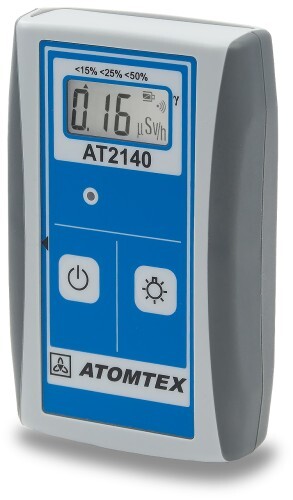 AT2140 pocket radiation meter for X-ray and gamma radiation ATOMTEX