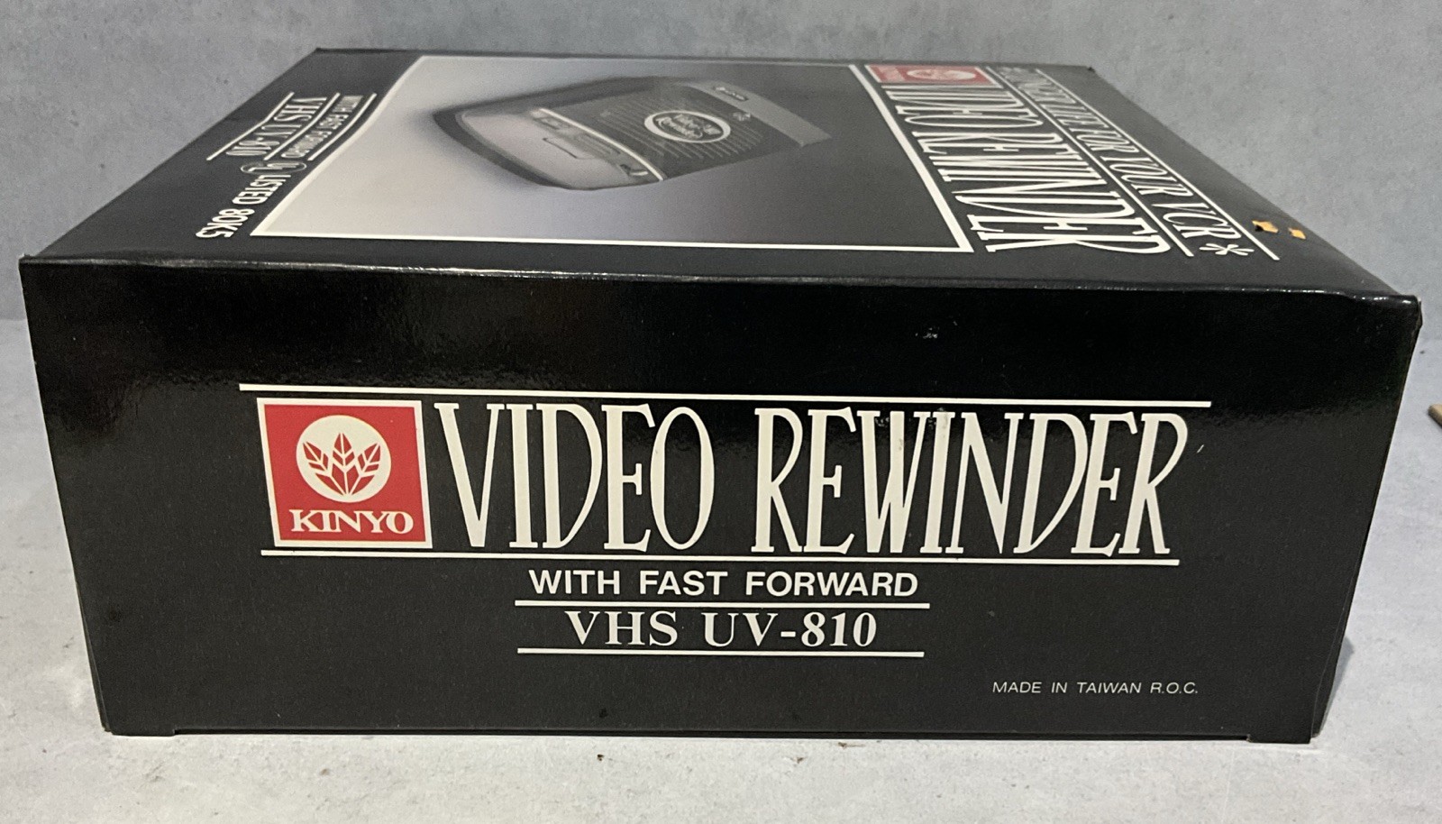 KINYO Model UV-810 VHS 2 Way Video Cassette Rewinder New in Box