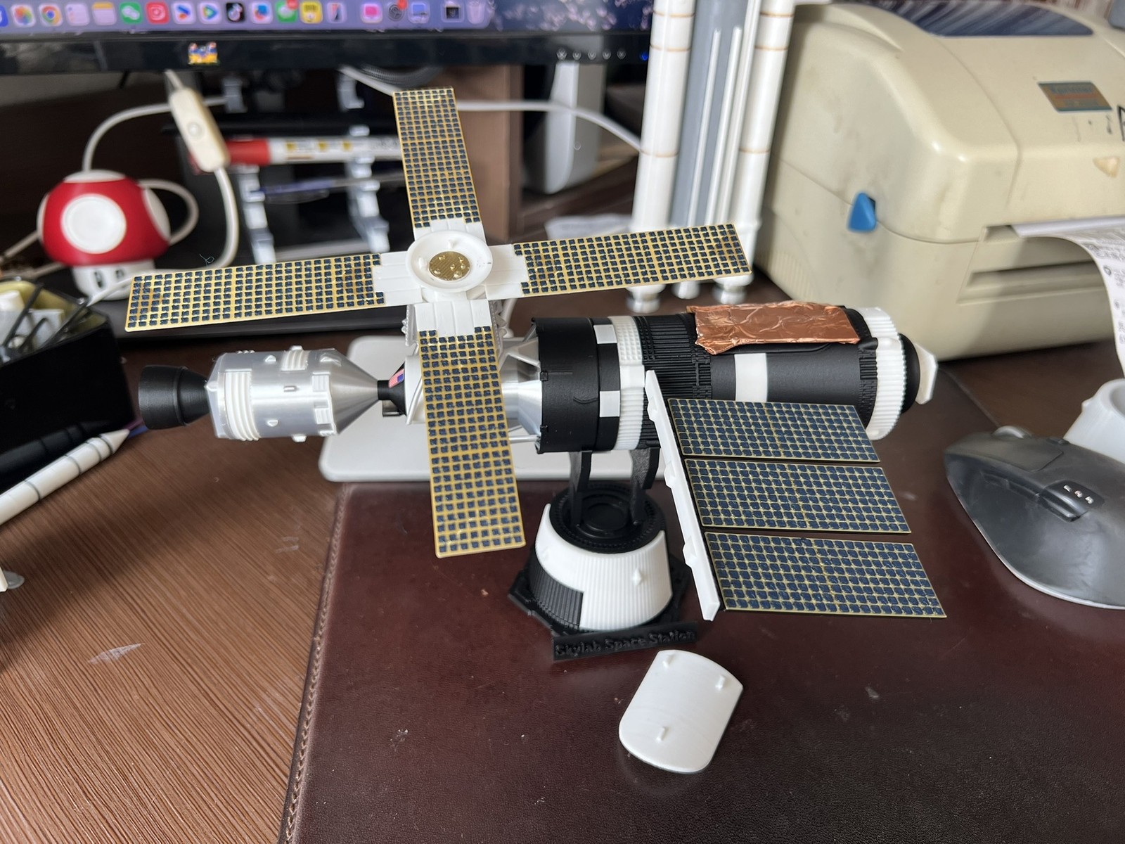 1:144 Scale US Skylab Spacecraft 3D Print Model Builded Kit Collection