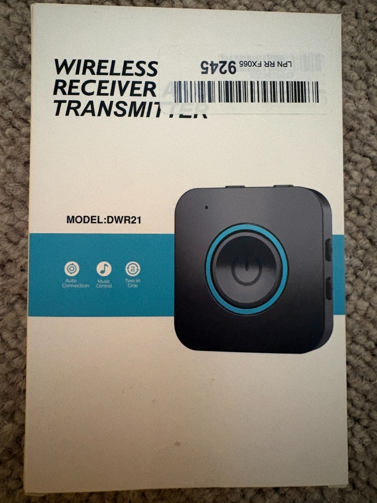 Wireless Receiver and Transmitter Model DWR21 For Car/PC/MP3