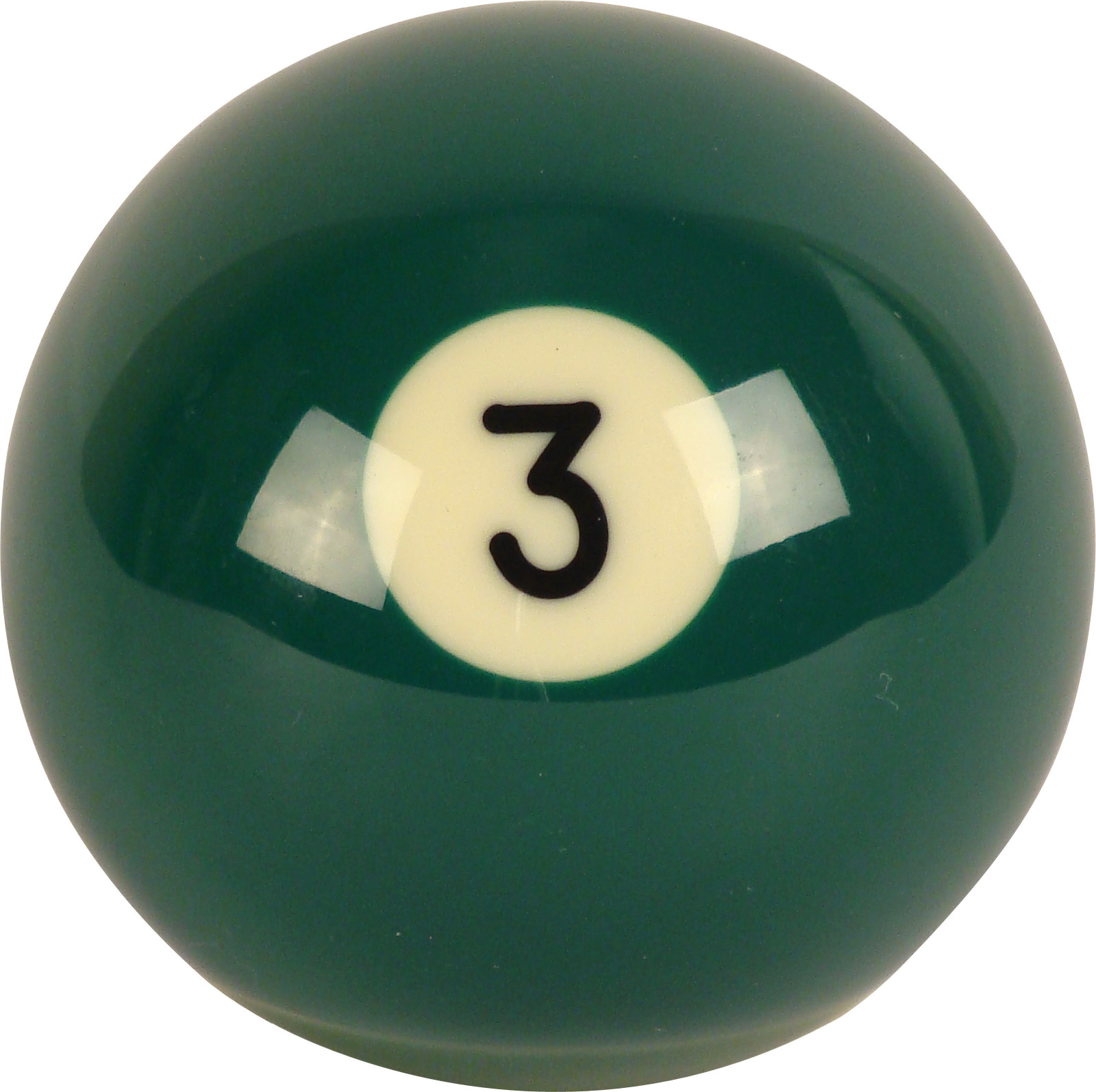 Individual Aramith #3 Premier 2 1/8 Replacement Pool Ball - RBANS2.125