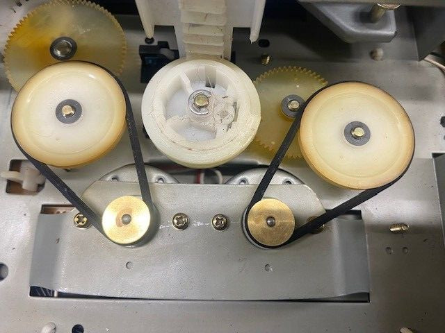 2 Belt Set for Technics SL-P400C CD Player Parts New