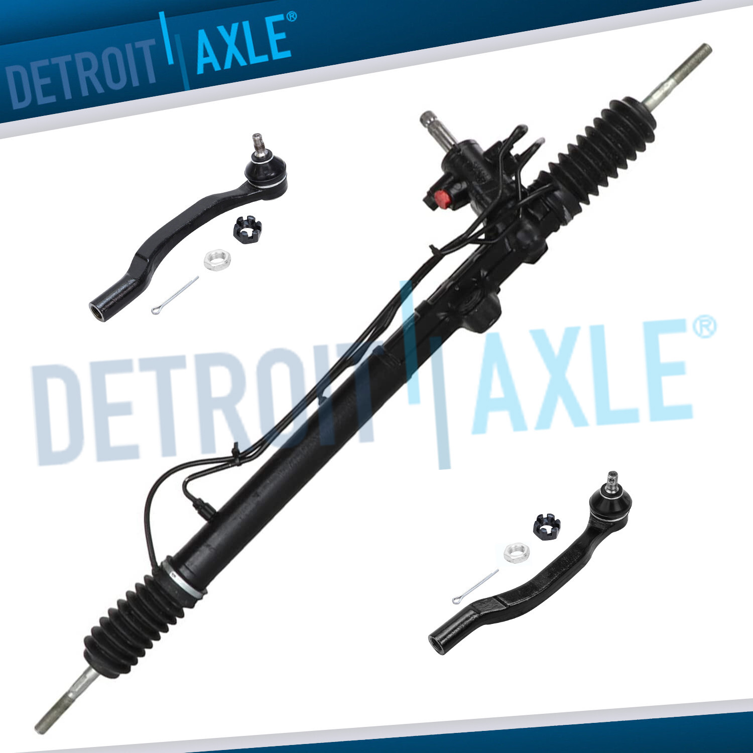 Power Steering Rack and Pinion Outer Tie Rods for Honda Accord Acura CL 4 CYL
