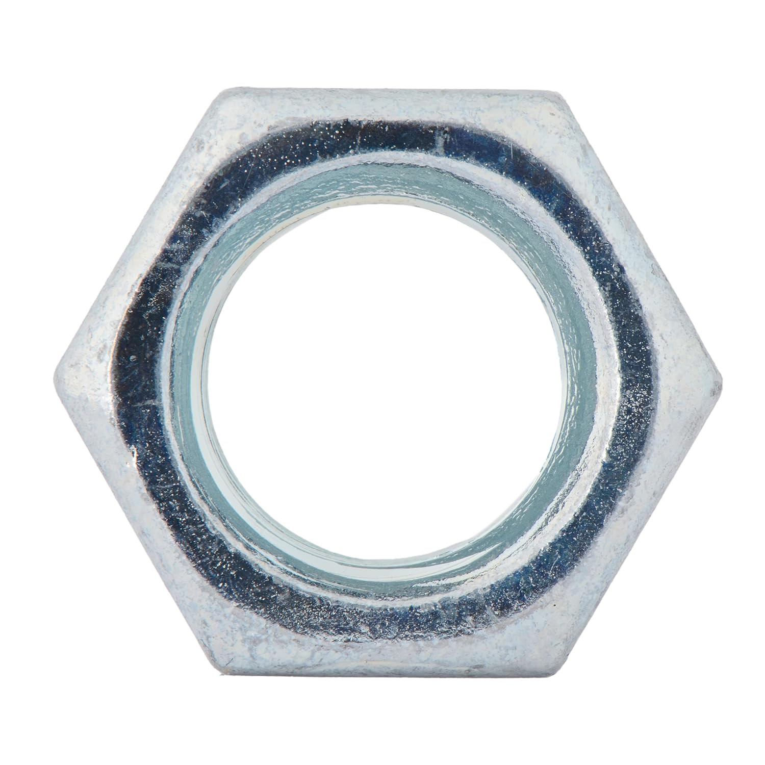 3/8"-24 (100 Pack) Grade 2 Hex Nuts, Fine Thread, Zinc, Industrial/Commeical Gra